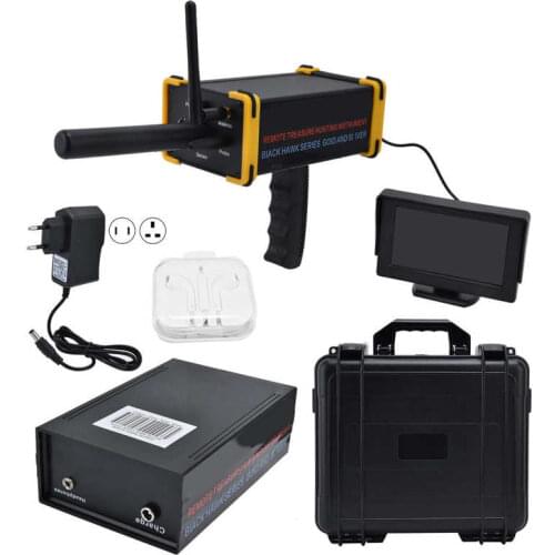 Handheld Underground Metal Detector 1500m Range Silver Gold Diamonds Hunting Scanner Detecting Tool Frequency Generator