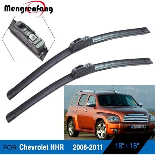 For Chevrolet HHR Car Front Windscreen Wiper Blades Soft Rubber Wiper J Hook Arms 2006 2007 2008 2009 2010 2011