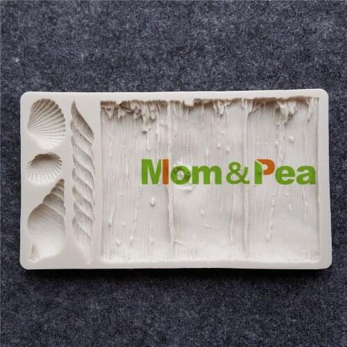 Mom&Pea MPB0033 Shells Shaped Silicone Mold Cake Decoration Fondant Cake 3D Mold Food Grade