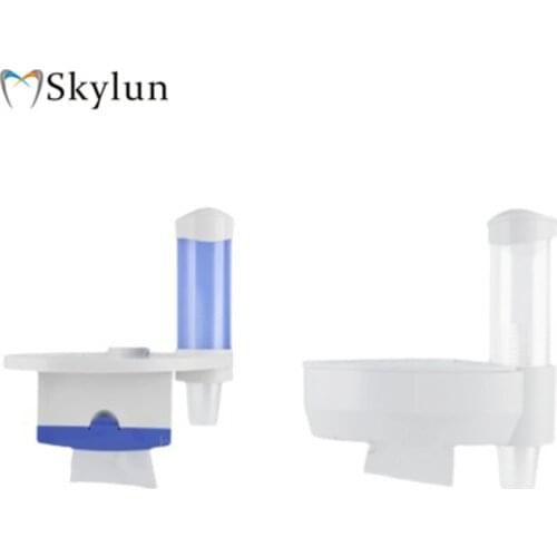 Dental 3 in 1 Dental Tray Cup Storage Holder Cup Stents paper tissue box for 45mm Post dental chair unit equipment SL1313