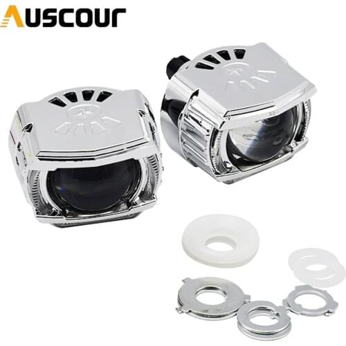3.0 inch LED projector lens car headlight retrofit universal LED Headllamp with angel eyes High Beam hid xenon lens
