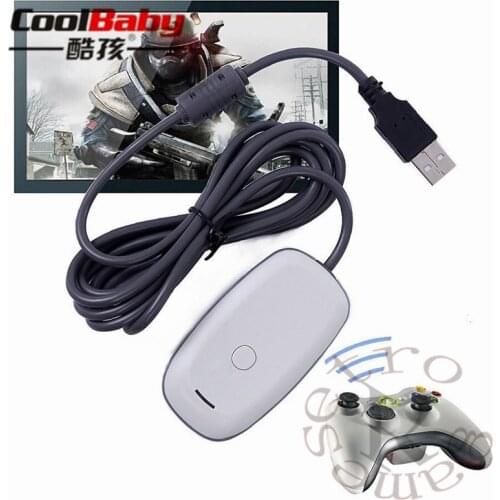 USB PC wireless gaming receiver for xbox 360 controller gamepad adapter accessories Windows 7/8
