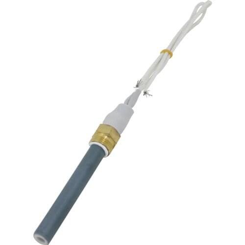 High Temperature Ceramic Heating Tube Dry Firing Tube High-temperature Ceramic Igniter 12V/24V/36/48/ 220V 3/8" screw