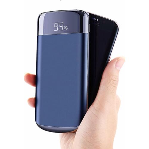 2020 30000mah Power Bank External Battery PoverBank LED Powerbank Portable 2 USB Mobile phone Charger for Xiaomi MI