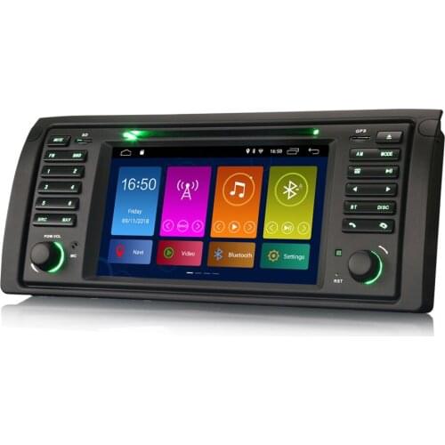 7" Android 10.0 OS Car DVD Multimedia GPS Radio for BMW X5 E53 2000-2007 & E39 M5 1999-2003 & E39 1995-2003 & E38 1994-2001