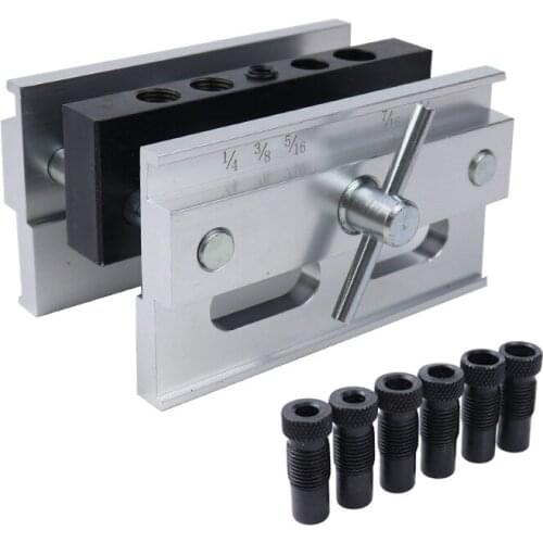 Woodworking tools Straight hole positioner board connection drilling positioner vertical drilling fixture log pin positioner