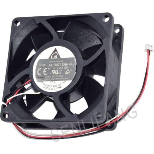 Brand New AUB0712HH-C Cooling Fan DC 12V 0.40A 3-Pin 70x70x25mm For Delta Electronics AS303 X1173A Server Cooling Fan