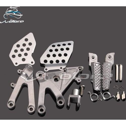 Front footpegs Foot pegs Footrest Pedals Bracket For CBR600RR CBR 600RR F5 2003 2004 2005 2006 03 04 05 06