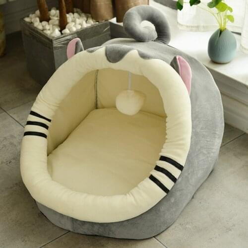 Removable Cat Bed House Kennel Nest Pet Nest Litter Dog Bed Sofa House Cushion Pet Products for Small Dogs Kitten Bed Cat House