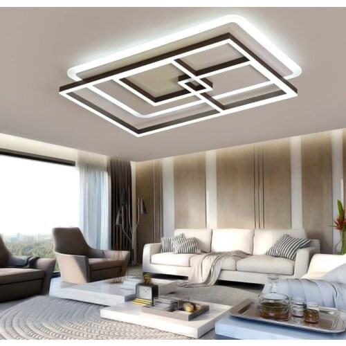 Modern Acrylic Rectangular/Square LED Ceiling Lights Living room bedroom dining room study balcony lighting ceiling lamps