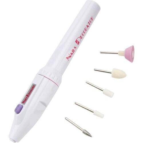 Upscale 5 In 1 Manicure Combination Nail Trimming Kit Electric Salon Shaper Pedicure Polish Tool New Multifunctional Nail Art