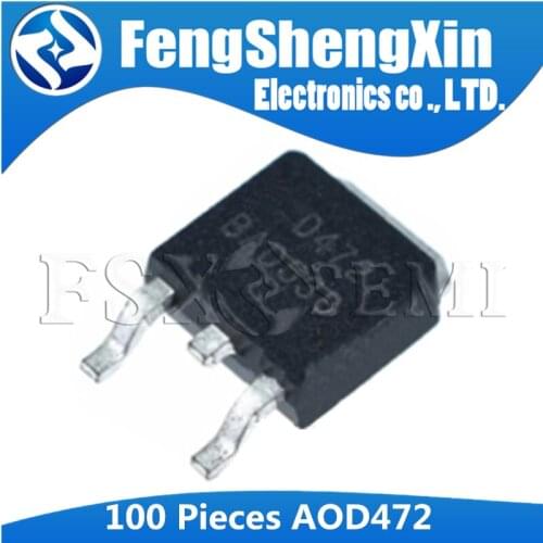 100pcs/lot AOD472 AOD472A TO-252 N-Channel Enhancement Mode Field Effect Transistor