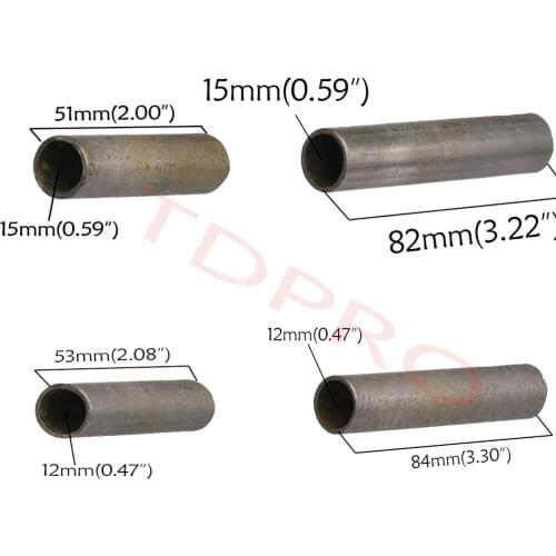 15mm/12mm Bearing Option Axle Spacers Bushes Sleeves for Dirt Pit Bike Wheels