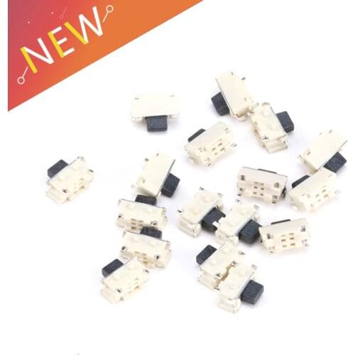 20Pcs/Lot Micro Switch 2x4x3.5MM Bracket Tact Switch 2*4*3.5mm keys Side buttons Switch SMD MP3/MP4