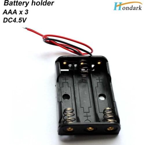 4.5V power converter 3X1.5V battery holder 3AAA battery box 3XLR03 battery case 3XAAA battery shell,500pcs/lot