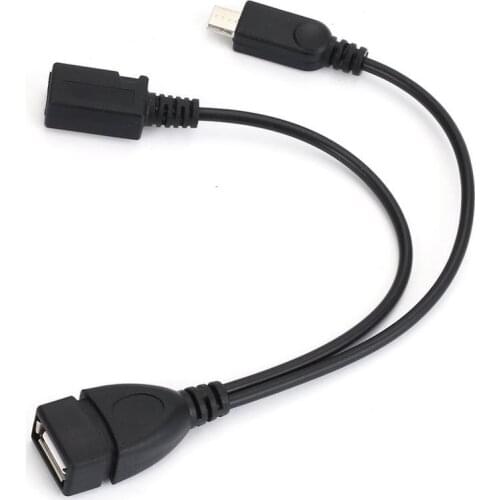 Hot Sale 2 In 1 Otg Adapters Micro Usb Male Female To Usb Female Cable Otg Adapter