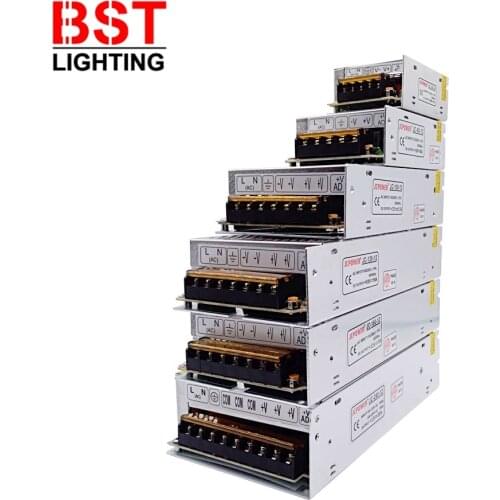 DC12V 1A 2A 3A 5A 8.5A 10A 12A 15A 16.5A 20A 25A 30A 40A Led Power Supply Transformer Led Power Driver Adapter For WS2811 WS2815