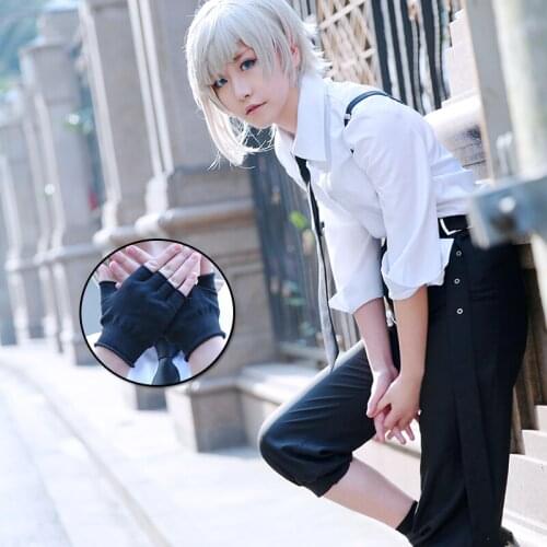 Disfraz de Anime Bungo Stray Dogs, Cosplay de Nakajima Atsushi, conjunto completo con peluca