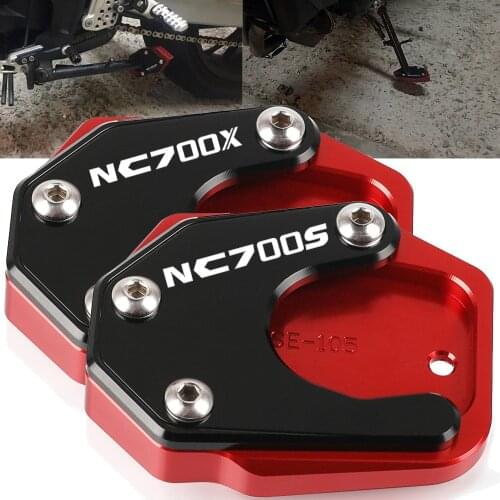 For Honda NC700S/X NC700 S NC700X 2012 2013 2014 2015 CNC Kickstand Foot Side Stand Extension Pad Support Plate Enlarge Stand