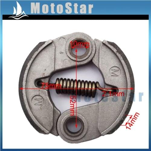 Pocket Bike Clutch Pad For 2 Stroke 33cc 43cc 49cc Engine Chinese Mini Moto Gas Petrol Scooter Minimoto