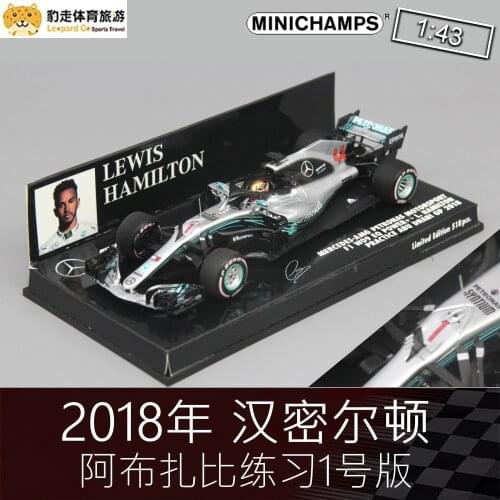 MINICHAMPS 1/43 BENZ AMG PETRONAS MOTORSPORT F1 W09 Hamilton GP 2018 LIMITED 518PCS collection of die-cast alloy car models