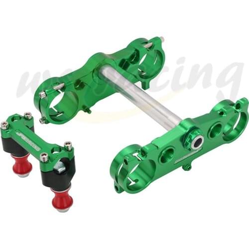 Motorcycle Handlebar Riser Mount Triple Tree Clamp Steering Stem For Kawasaki KX250F 2013-2016 KX450F 2013-2016