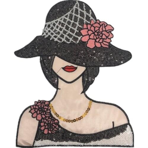 20pcs/Lot Embroidery Patches Letters Clothing Decoration Accessories Fashion Girl Sequins Diy Iron Heat Transfer Applique