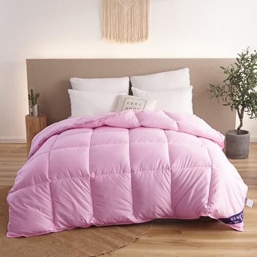 2021New Goose quilt blanket duvet for winter/summer white cotton cover thicken comforter King Queen Twin size fast free ship