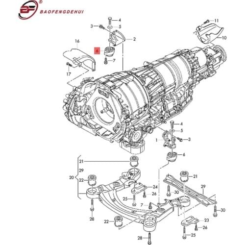 Electric Sensor Gearbox Mounts For Audi A8 A8Q 3.2/3.0L Rt 4E0399151DE Left Engine Mount 4E0399151DJ Right