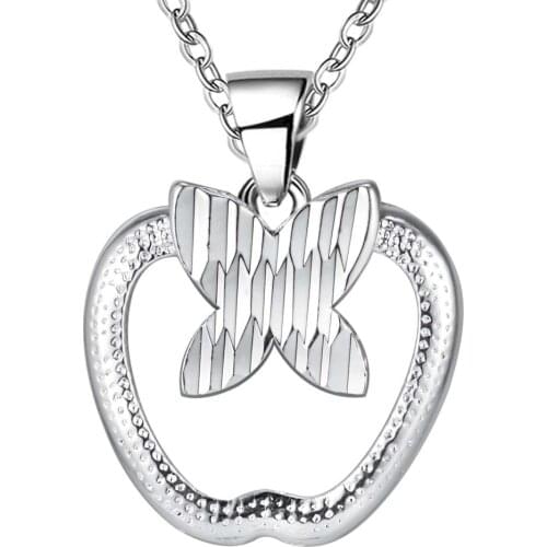 Wholesale silver plated Fashion jewelry chains necklace pendant WN-1659