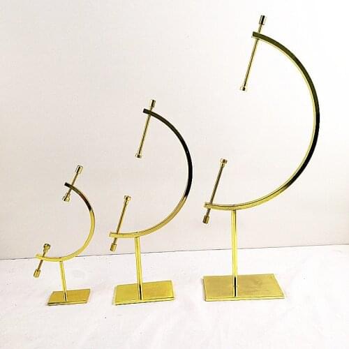 Globe Crystal Ball Stand Glass Ball Display Stand Metal Gold Decorative Ornaments Crafts