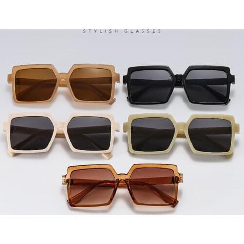 Retro Square Sunglasses Trendy Cycling Glasses Men Women Очки Oculos Travel Driving Sunglasses Eyewear
