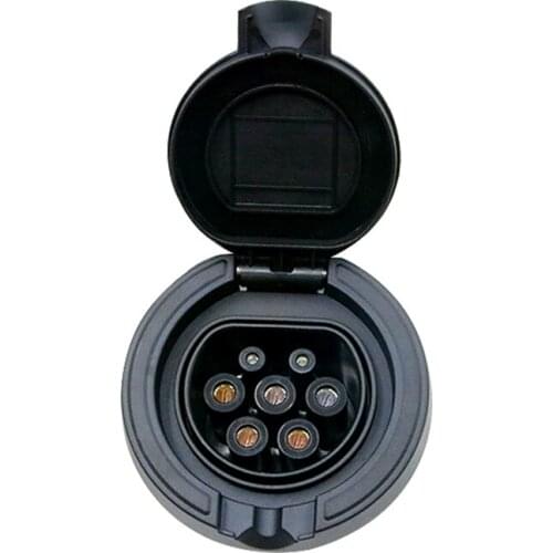 Type 2 Charger EV IEC 62196 Socket Charging Connector 3 Phase EV Charger Socket