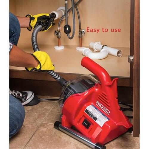 Toilet dredge through the sewer household electric pipe dredge machine toilet kitchen clogging artifact tool