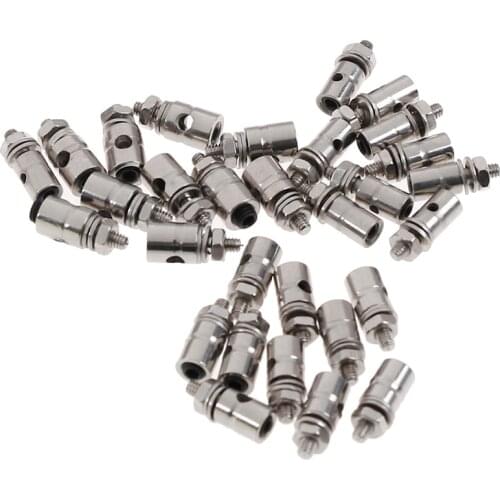 10Pcs 2.1mm/1.8mm/1.5mm/1.1mm Airplane Boat Pushrod Linkage Stopper Servo Connectors Adjustable Diameter Helicopter Rc Boat