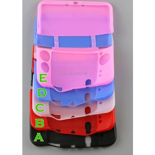 10PCS For NEW 3DSXL 3DSLL New 3DS XL LL Colorful Silicone Case Cover Skin Sleeve Protector silicone rubber case
