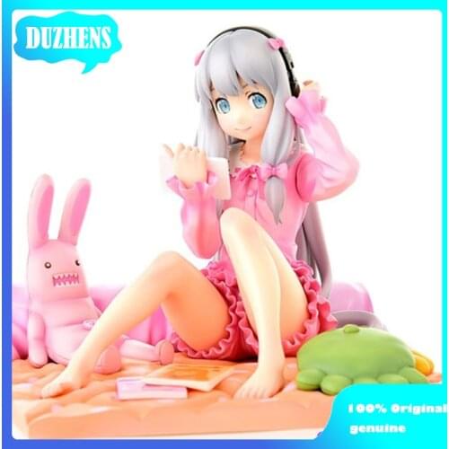 100% Original:Eromanga Sensei Sagiri Izumi Pajama style 14cm Action Figure Anime Figure Model Toys Figure Collection Doll Gift
