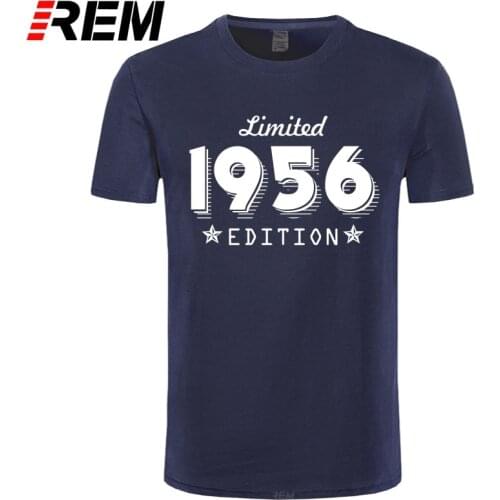 1956 Limited Edition Gold Design Mens Black T-SHIRT Cool Casual pride t shirt men Unisex New Fashion tshirt Loose Size
