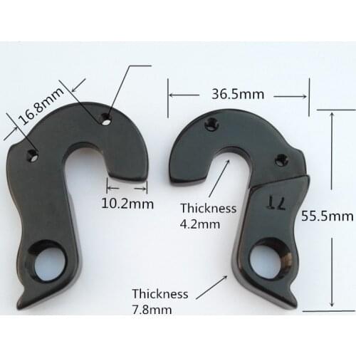 2pc Bicycle gear rear derailleur hanger dropout For CANNONDALE aka KF096 Team CAAD8 Super Six Synapse Slice Trail Scalpel Quick