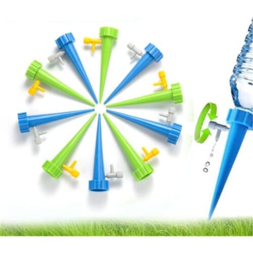 Automatic Drip Irrigation System 6pcs Adjustable Watering Device With Switch Control Valve Garden Plant Flower Watering Kit