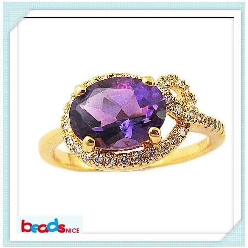 Beadsnice ID25576 wedding jewelry of 1.5 carat AAA natural amethyst engagement ring 925 silver engagement rings for women