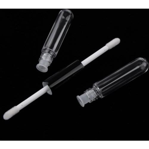 Blesiya 3pcs 4ml Double Head Empty Lip Gloss Tube Lip Balm Bottle Container