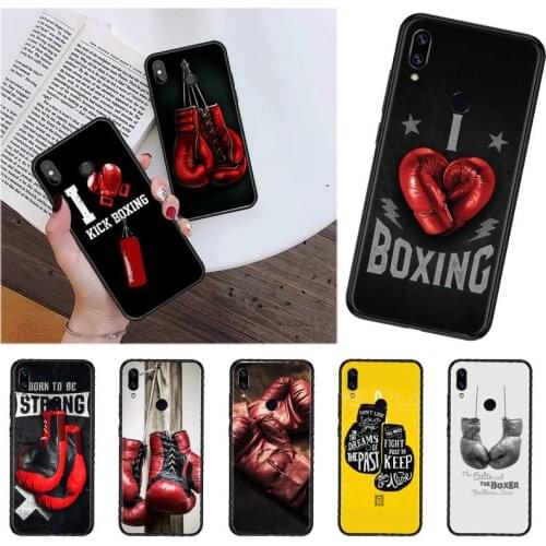 Boxing Gloves Phone Case For Xiaomi Redmi Note 4 X 5 6 7 8 pro 6A