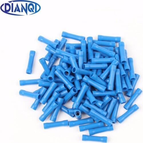 BV2 Full Insulating Wire Connector cable Wire Splice Terminals Joiner Crimp Electrical Fully Insulation BV2 BV 100 PCS