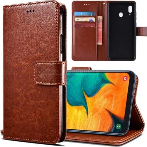 Case For Samsung A30 Case Cover Luxury Flip PU Leather Phone Case For Samsung Galaxy A30 A 30 GalaxyA30 SM-A305F A305 A305F Case