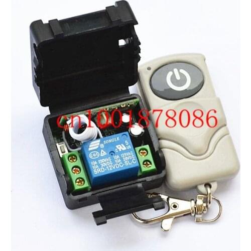 DC12V Mini Wireless Remote Control System Door Opener Switch Universal Smart Home Remote Control 315/433MHz
