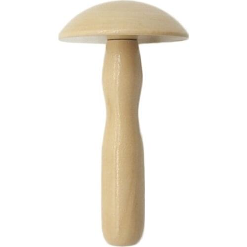 Wooden DIY Darning Mushroom Darner Patch Tool Trouser Clothes Sock Sewing Repair Dropship