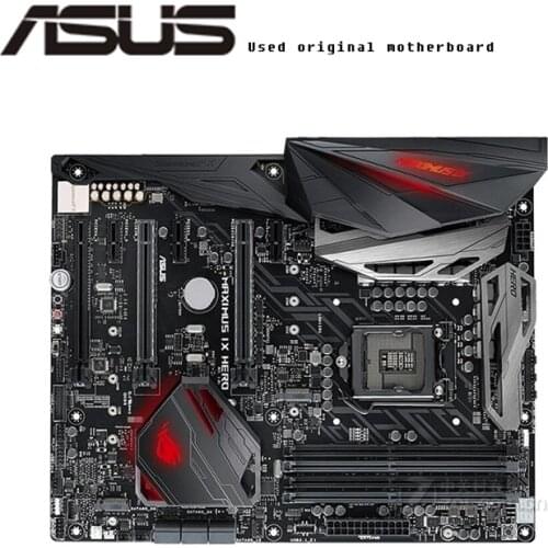 For Asus ROG MAXIMUS X HERO Original Used Desktop Intel Z2370 Z370M DDR4 Motherboard LGA 1151 i7/i5/i3 USB3.0 SATA3