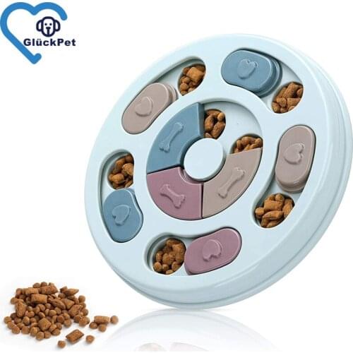 Dog Puzzle Toys for Puppy Treat Training Interactive Dog Toys for Pet Cat & Dog Slow Feeder Food Dispenser Dog Treat Puzzle Toy