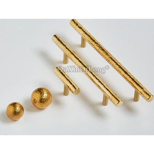 Exquisite Hammer 10PCS Pure Brass Furniture Handles Drawer Pulls Cupboard Wardrobe TV Wine Cabinet Pulls Handles and Knobs
